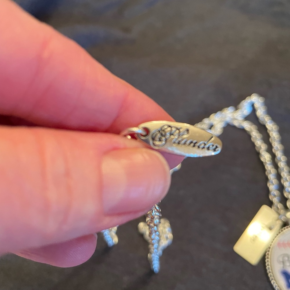 Plunder baseball mom necklace. New.